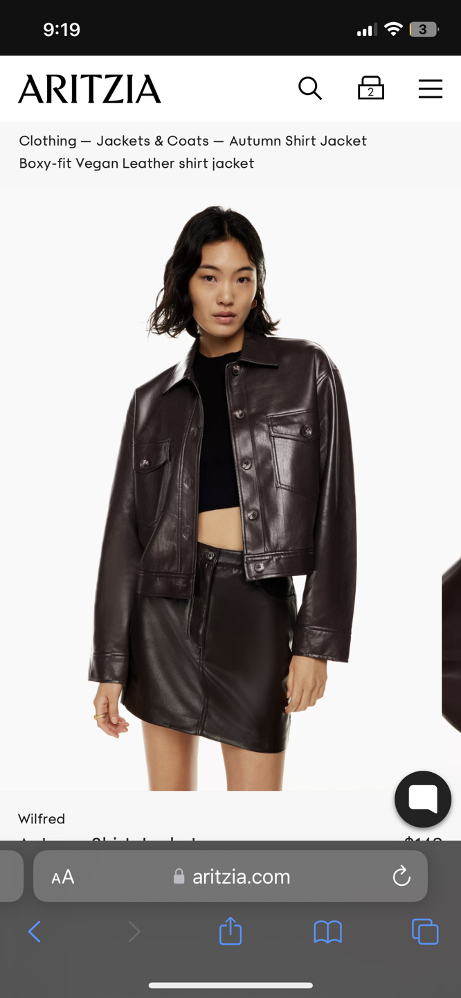 Wilfred Shirt Jacket- XS thumbnail