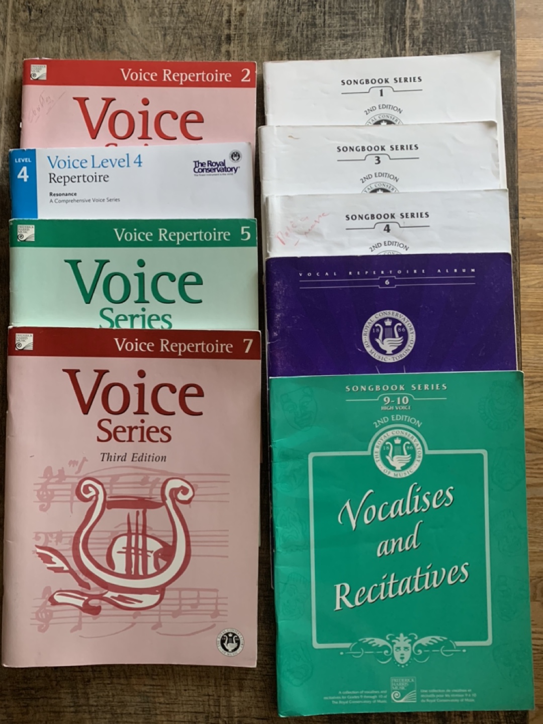 Assorted Royal Conservatory Voice Series - 9pc