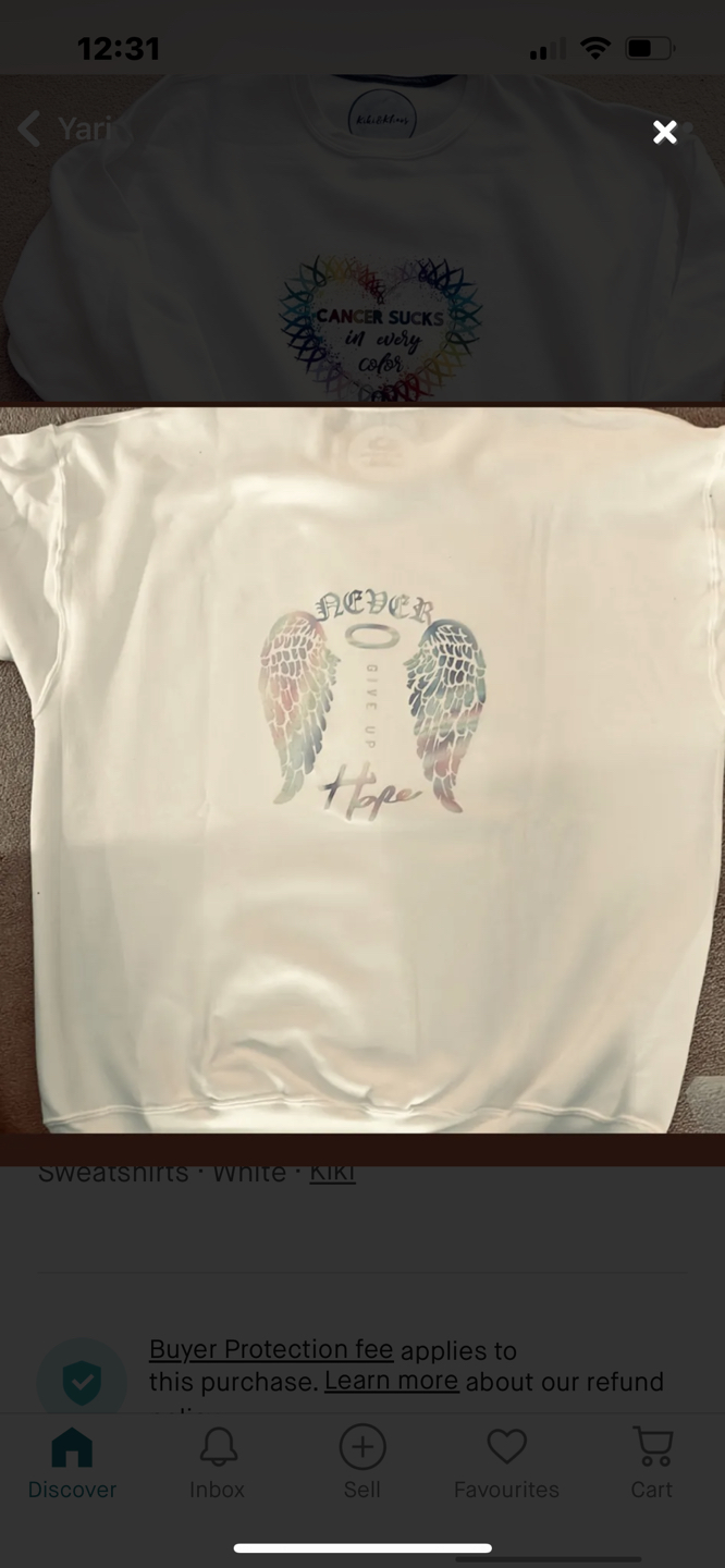 Cancer sucks sweatshirt - photo 3