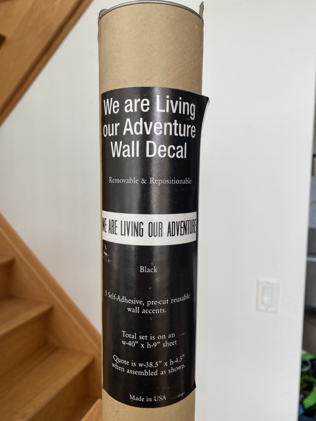 Walk decal - “we are living our adventure” #freecycle thumbnail