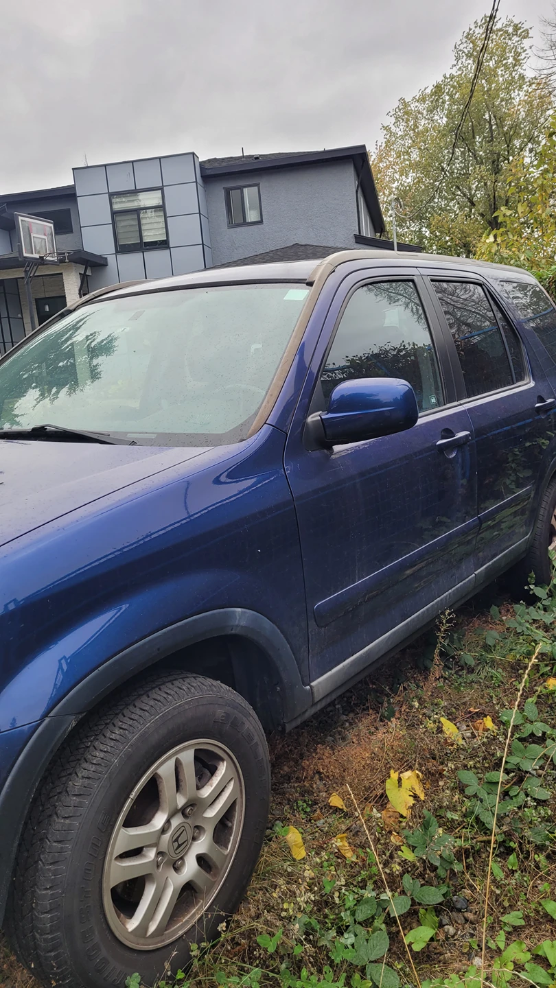 Honda CRV 2002 blue thumbnail