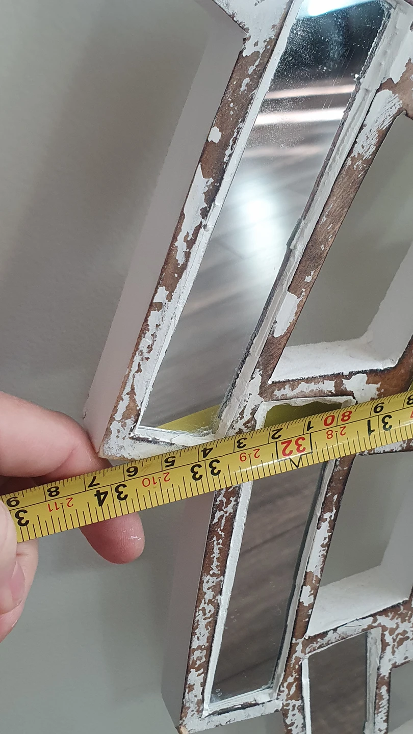 SALE Mirror white and silver wooden frame - photo 5