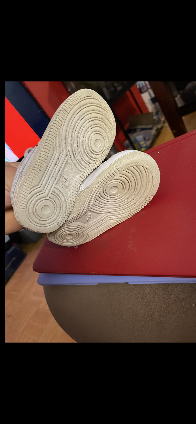 Kids Air Force 1's. image indicator(3)