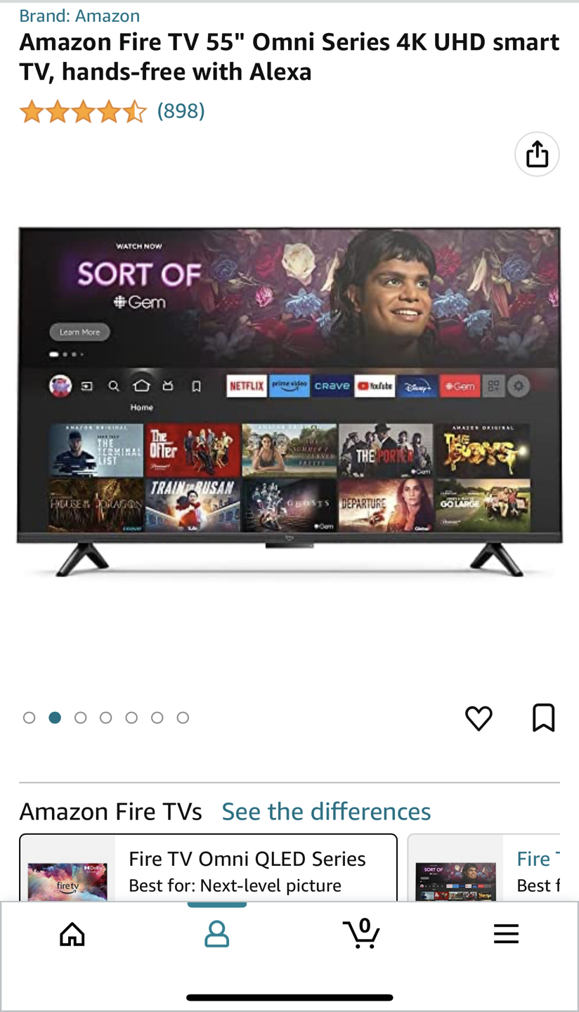 Amazon Fire TV 55" Omni Series smart
TV, hands-free with Alexa - photo 4