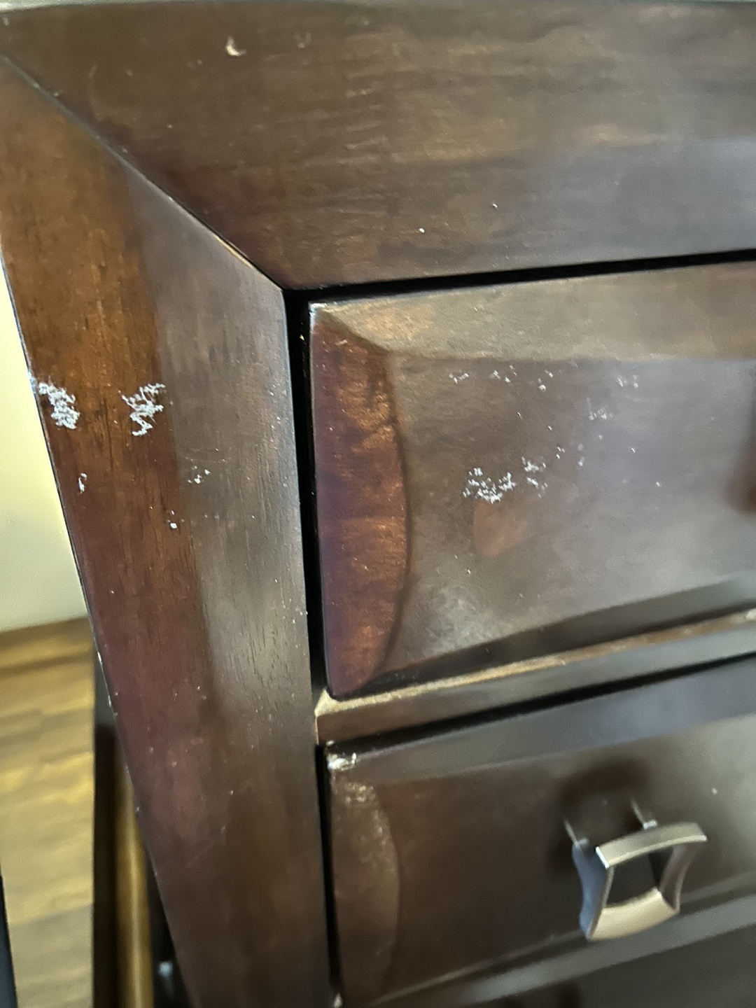 LARGE SOLID WOOD 6 DRAWER DRESSER - photo 3