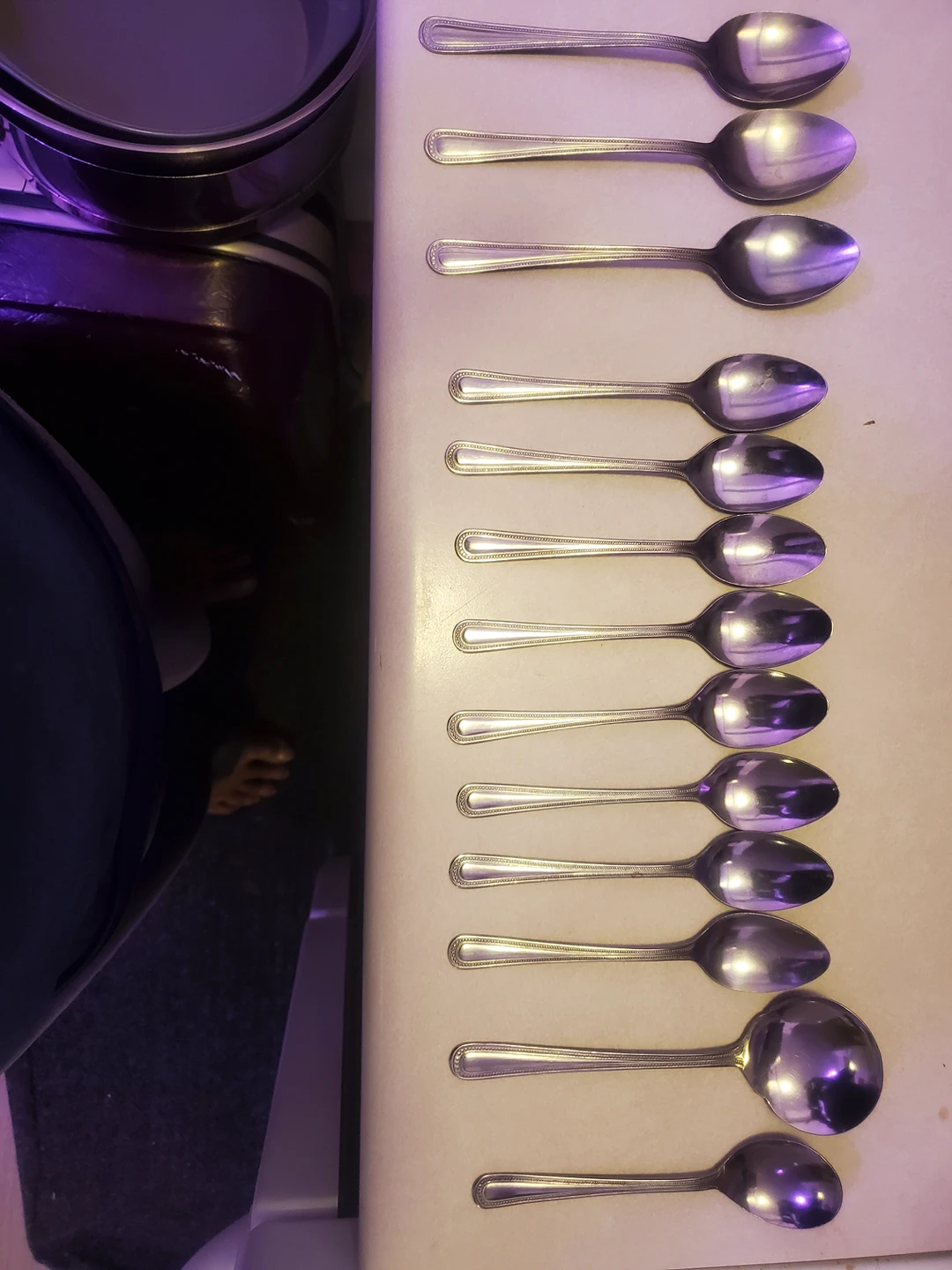 🏀#freecycle ASSORTED 21 piece stainless cutlery rogers thumbnail
