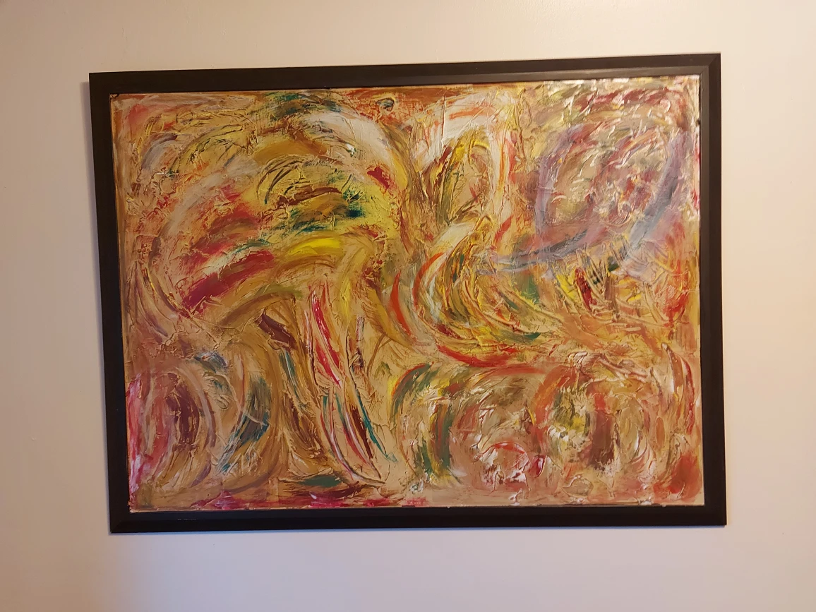 Large original painting of a dancer - photo 2
