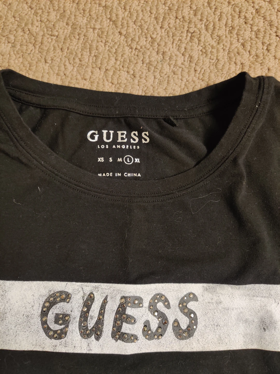 Guess Women t shirt in black image indicator(3)