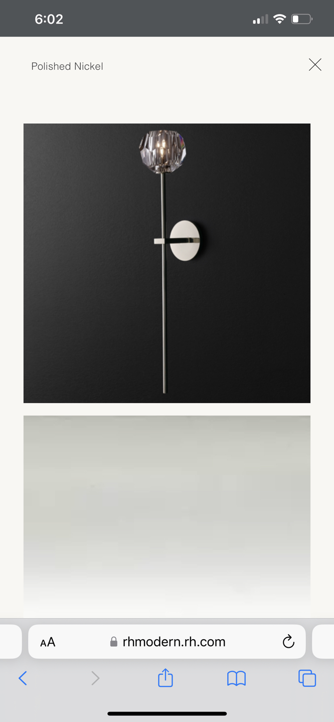 2 Wall sconces fixtures thumbnail