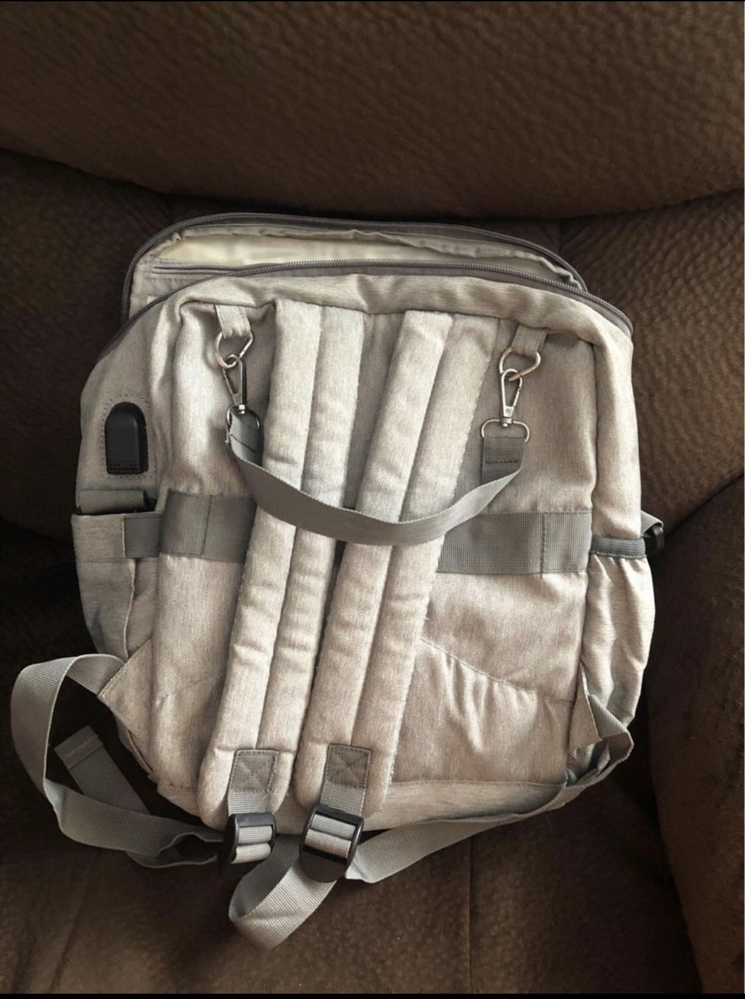 Grey diaper bag - photo 2