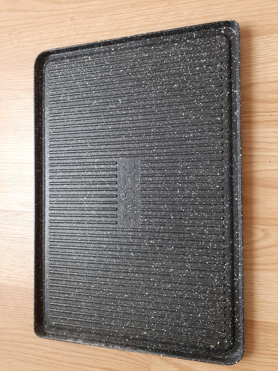 rectangular reversible grill, non-stick coating