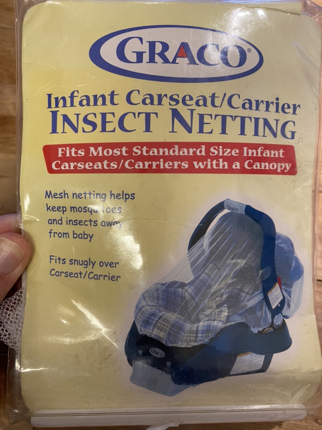 Infant Car seat/Carrier Insect Netting thumbnail