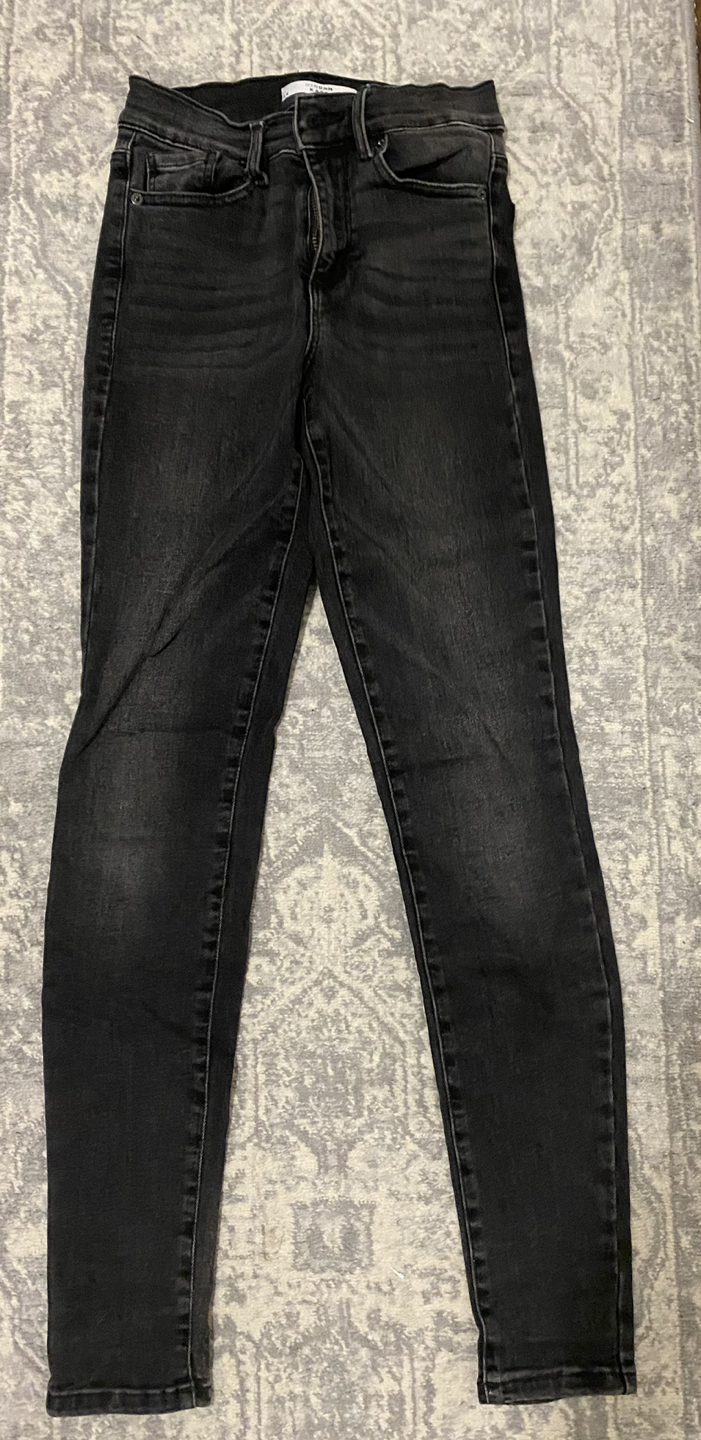 Black High Waisted Skinny Jean size 24