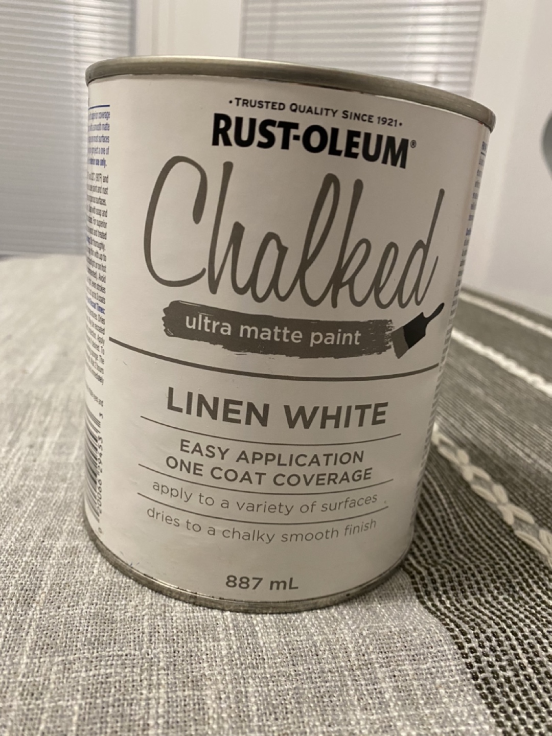 Chalked paint