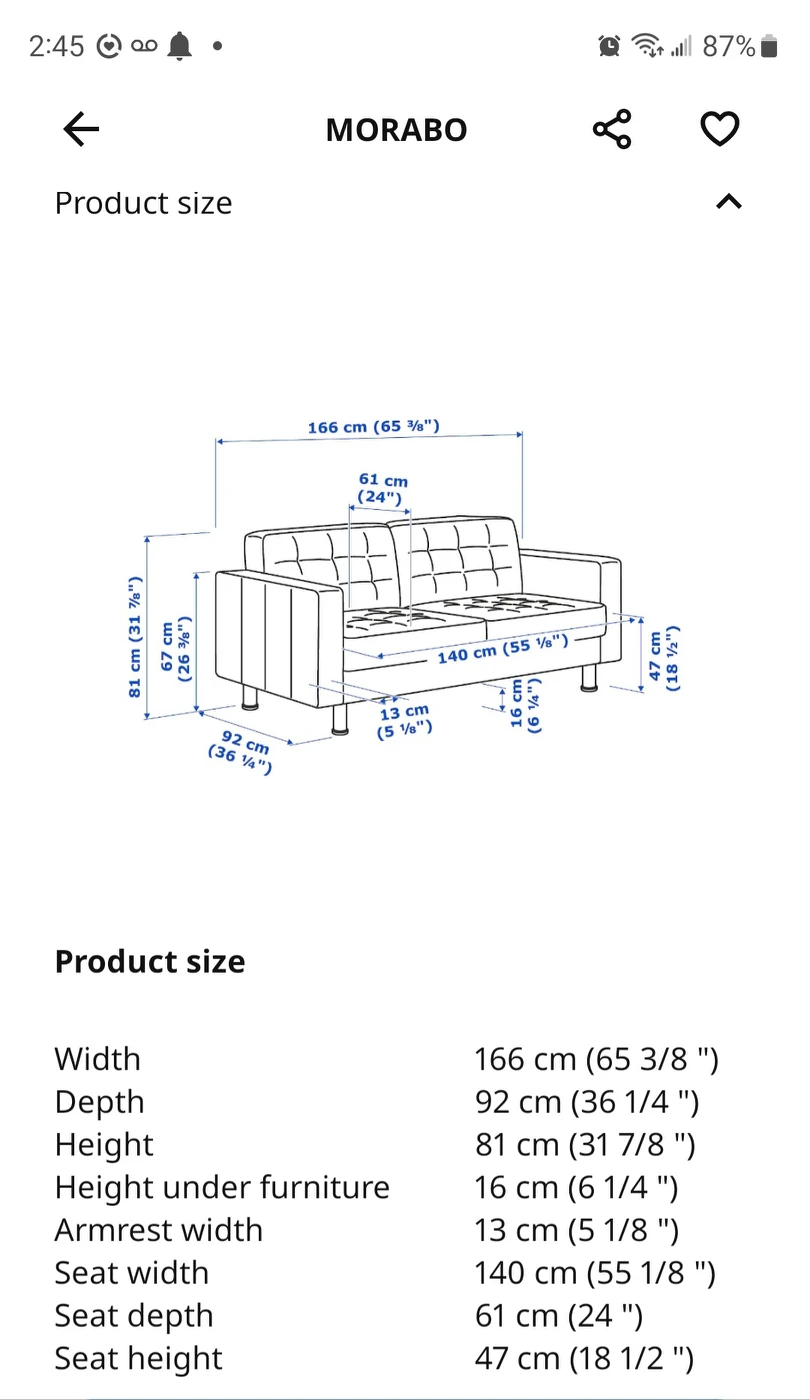 ikea couch - photo 2