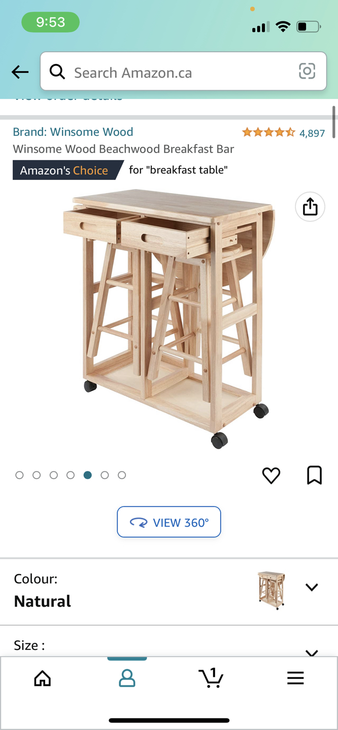 Expandable Wood Breakfast Table - Urgent sale!