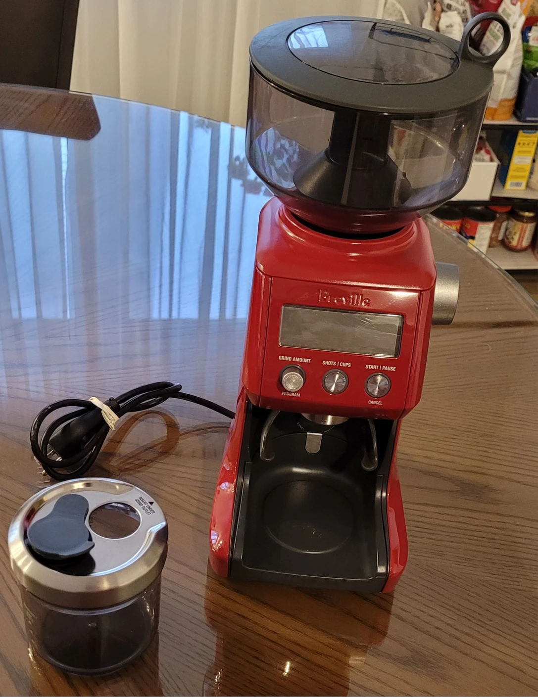 Red Breville Smart Grinder Pro thumbnail