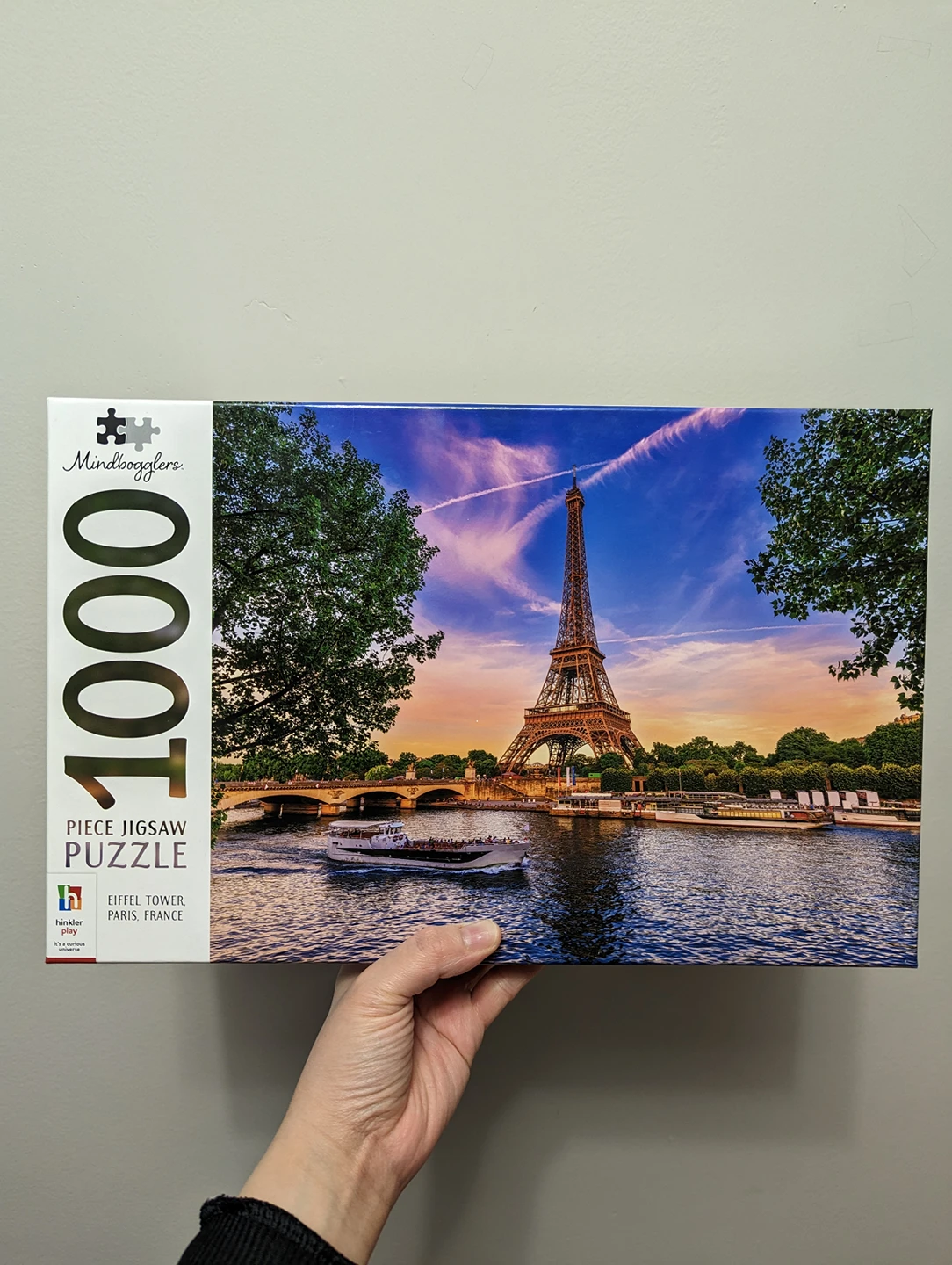 1000 Piece Puzzle - Eiffel Tower, Paris France thumbnail