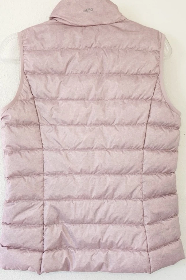 Eddie Bauer Dusty Pink Puffer Down Vest. - photo 3