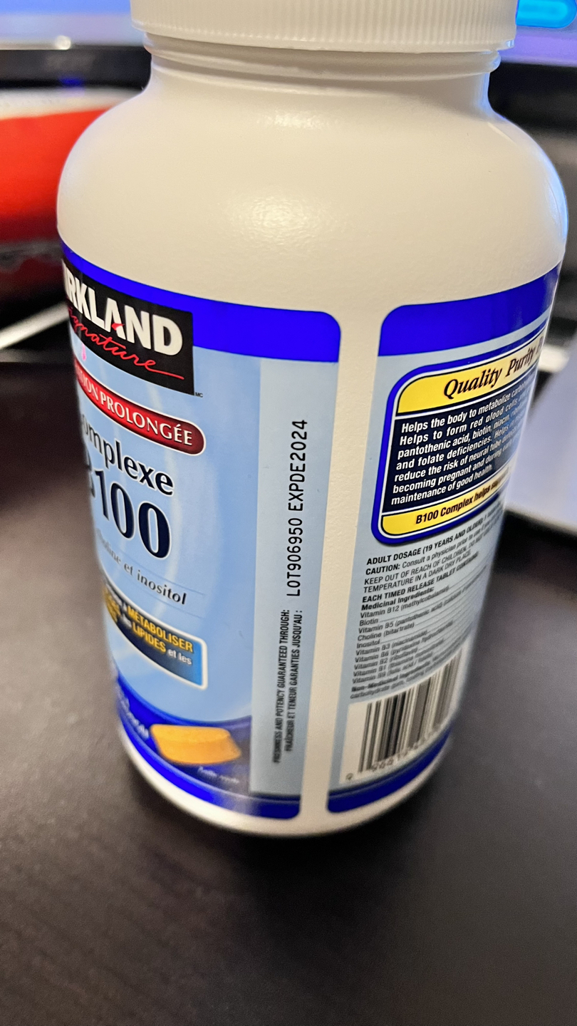 New seal kirkland signature vitamin B100 complex time release - photo 2