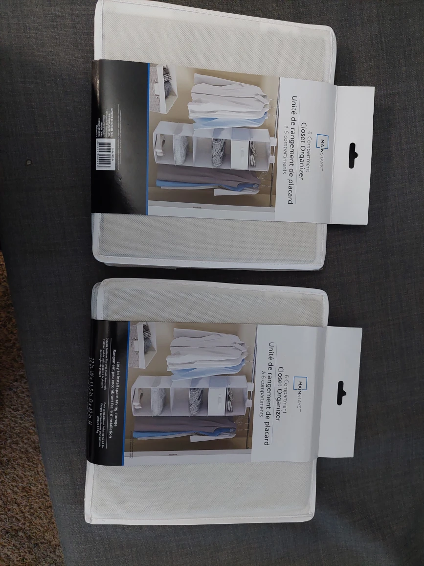 Closet organizer, New in the package thumbnail