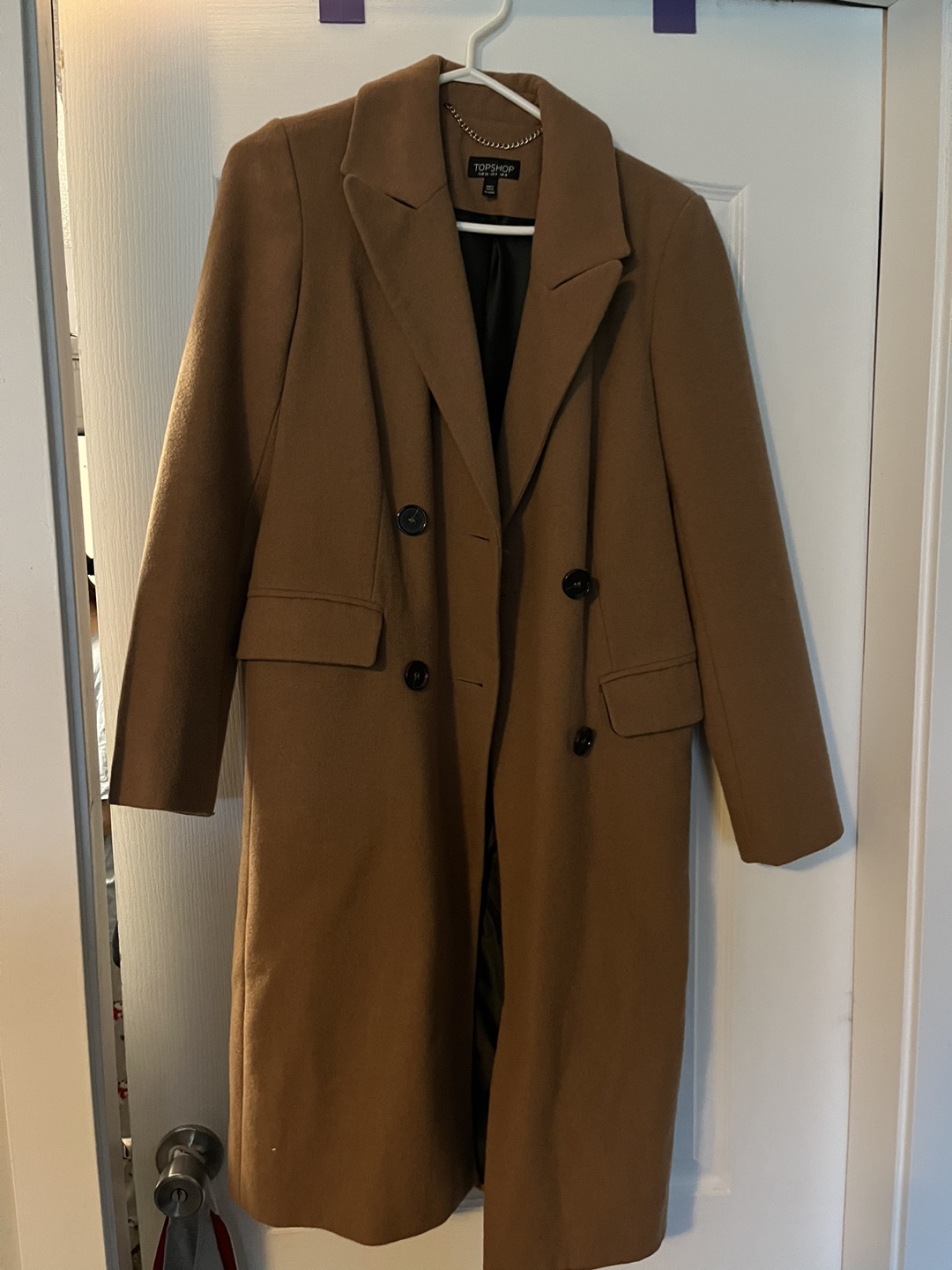 Topshop Women’s Brown Pea Coat - photo 2
