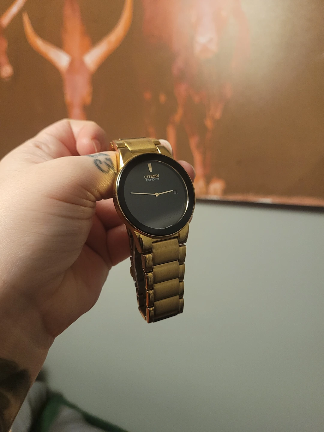 Citizen Watch Analog Axiom Goldtone Stainless Steel Watch  image indicator(3)