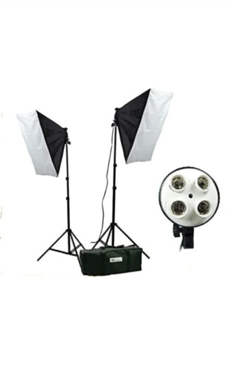 Brand new Softbox Lighting Kit with tripod image indicator(2)