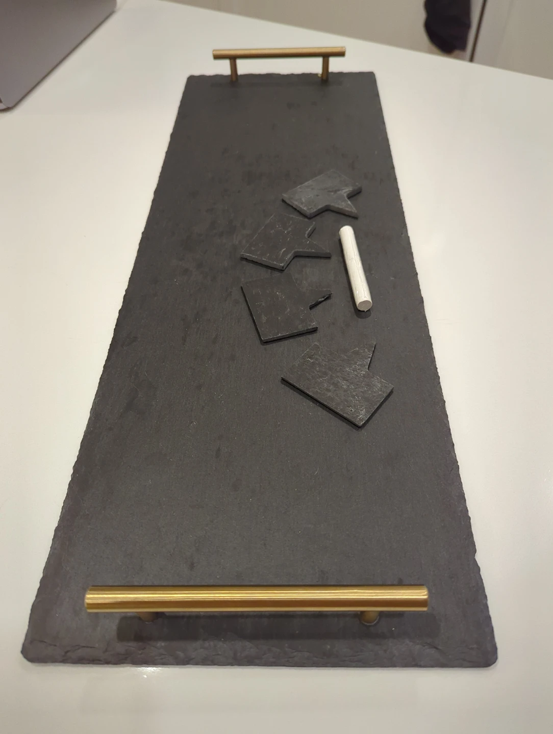 Canvas serving tray