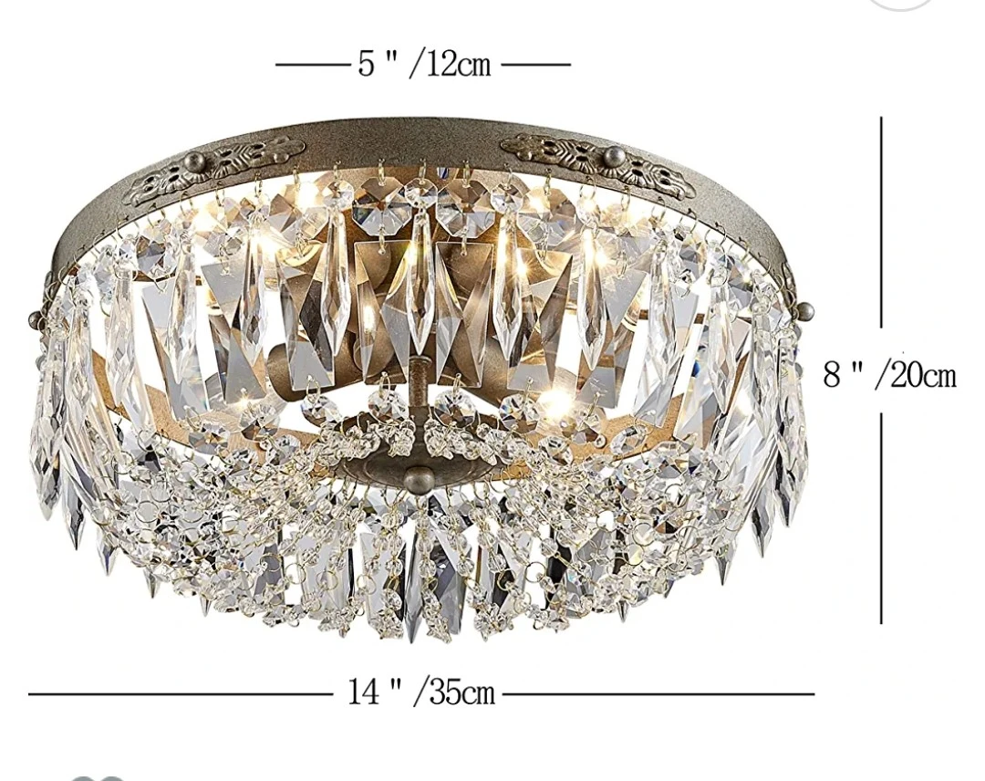 Christal chandalier. New in box. image indicator(5)