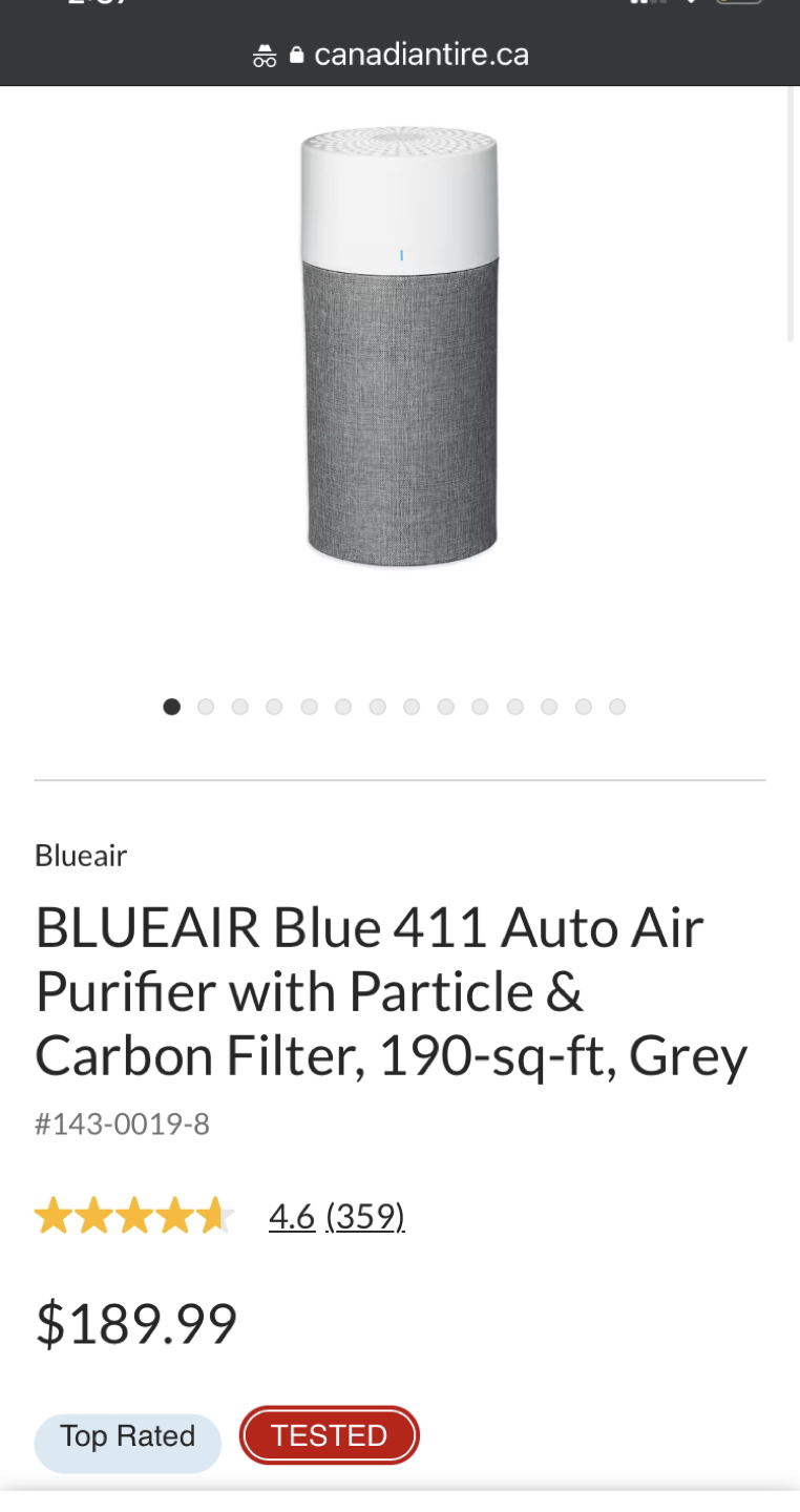 Blueair Pure 411 Auto - Air Purifier - photo 3