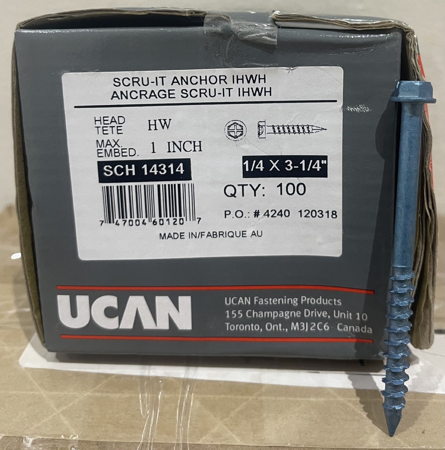 3 inch concrete nails