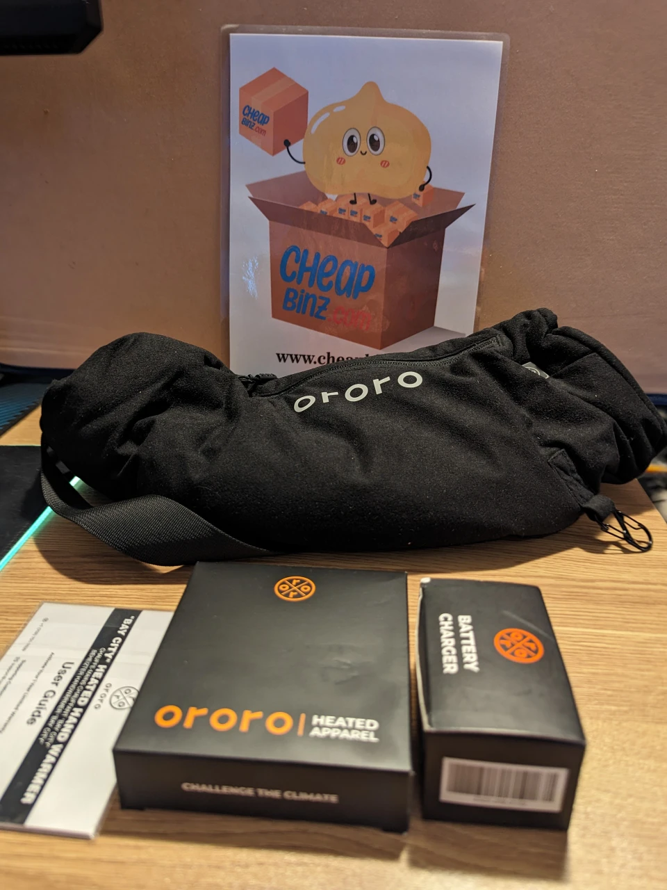 ORORO Heated Hand Muff (new) thumbnail