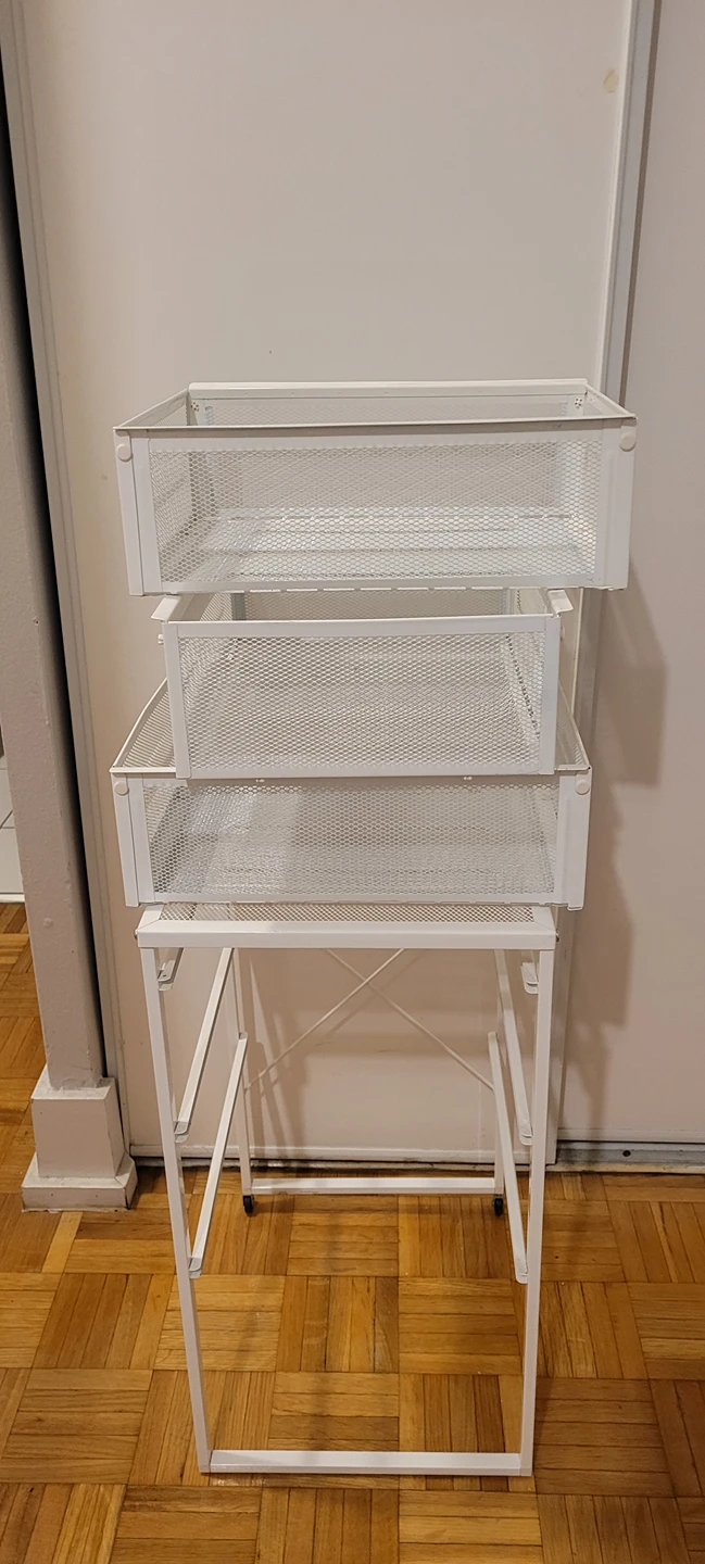 Rack /3 storage shelf/ drawer unit - photo 5