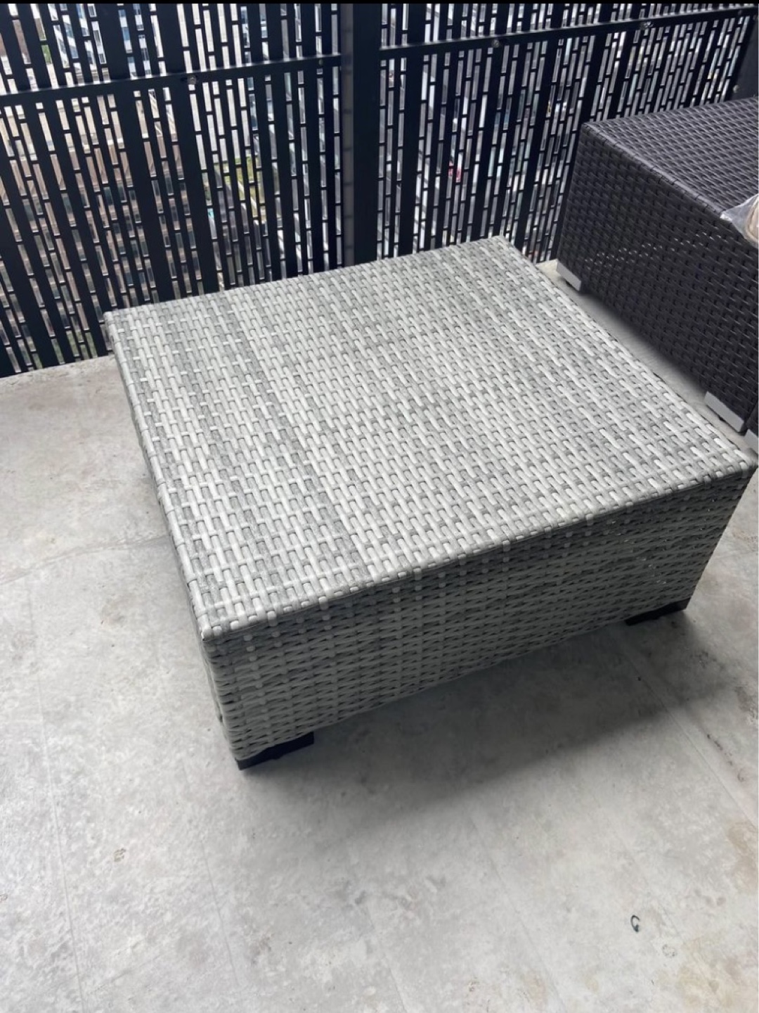 Outdoor Ottoman with cushions - photo 4