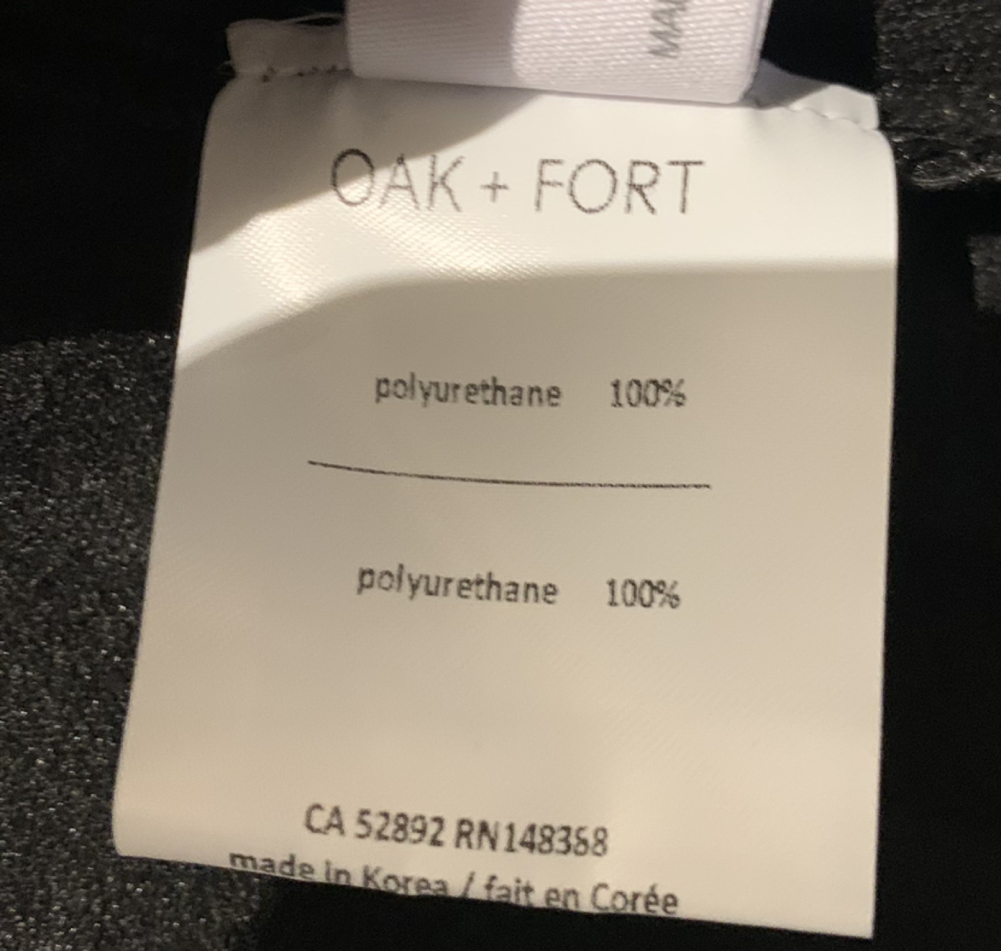 Oak+fort Vegan Leather Skirt - photo 2