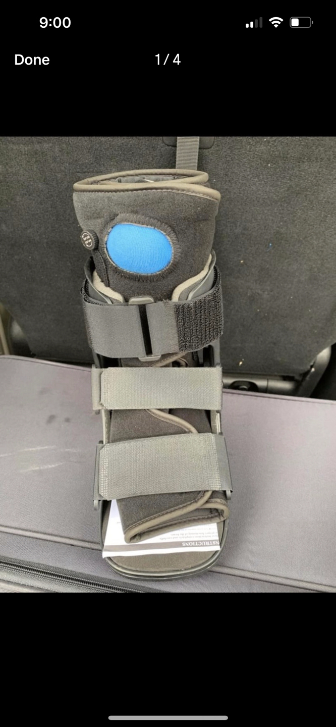 Air boot - help with that injury