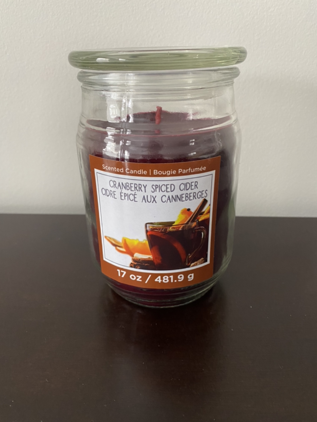 Candle in Jar - Cranberry Spiced Cider thumbnail