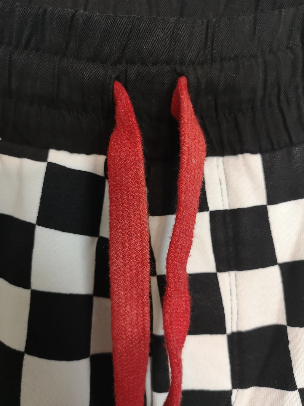 20s Amiri monochrome chessboard pattern cotton knit sweatpants - photo 4