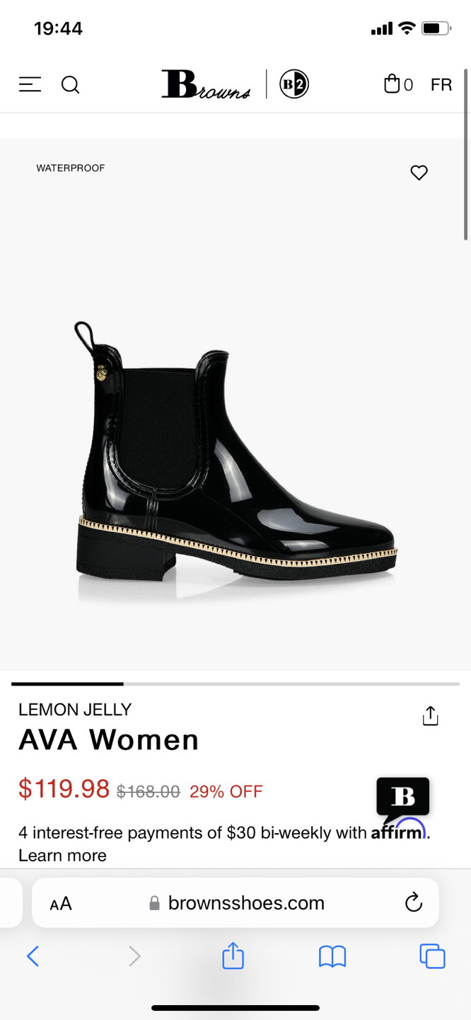 New Lemon Jelly boots