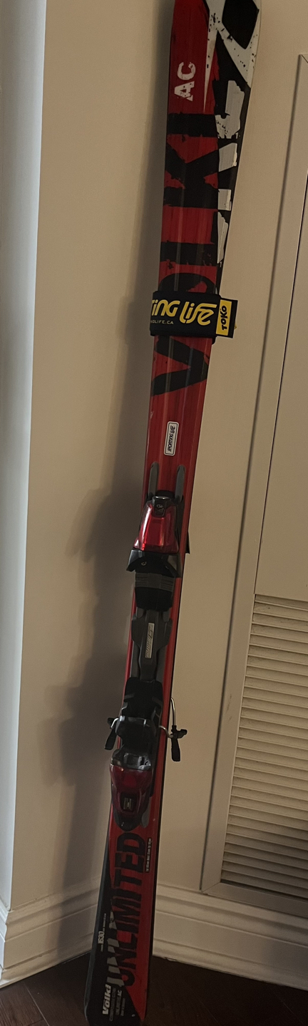 Volkl ski + boots