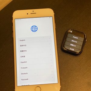 iPhone 6s and Apple Watch 4