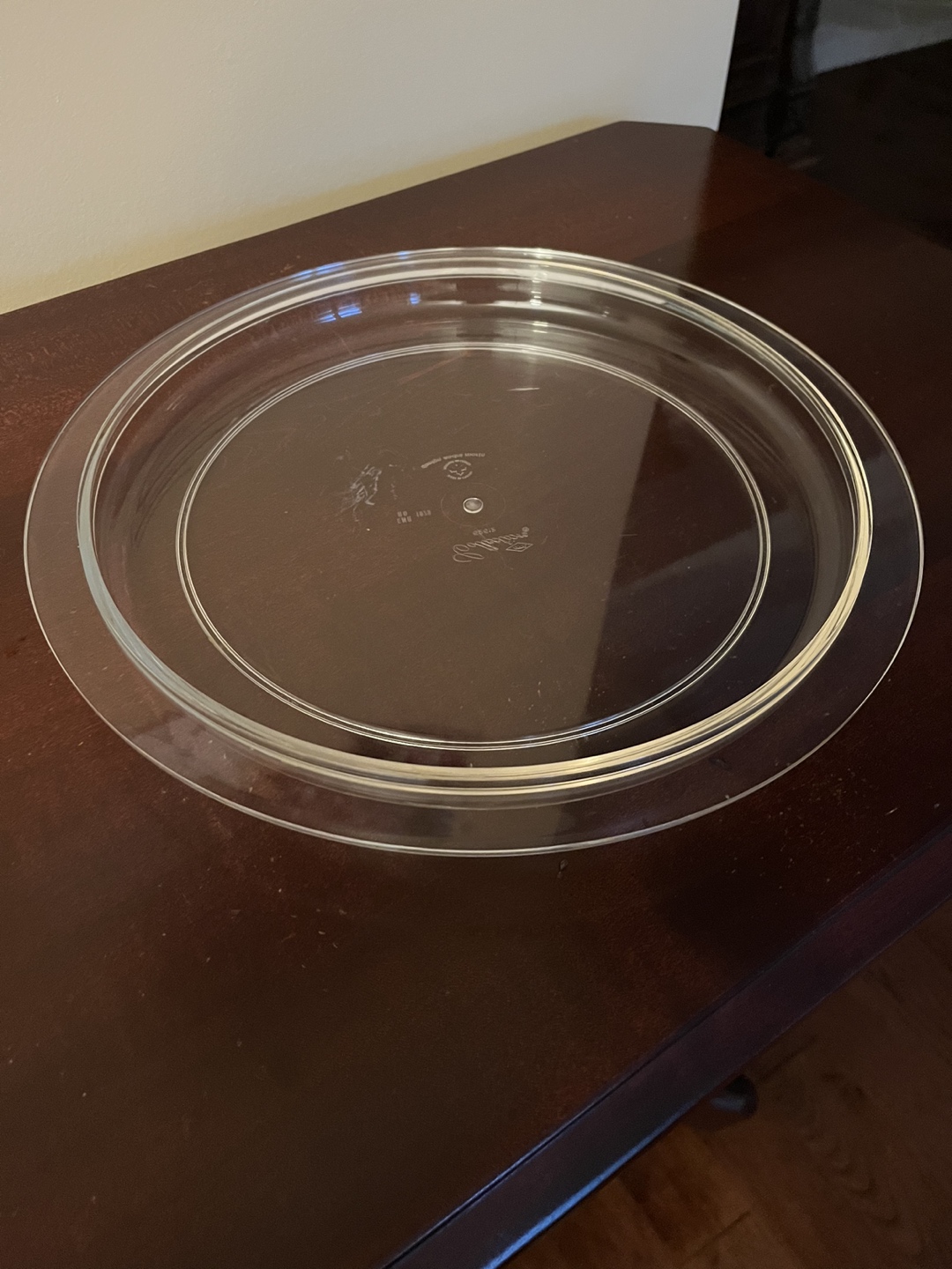 Sturdy Clear Acrylic Serving Tray with 4 Removable Sections - photo 2