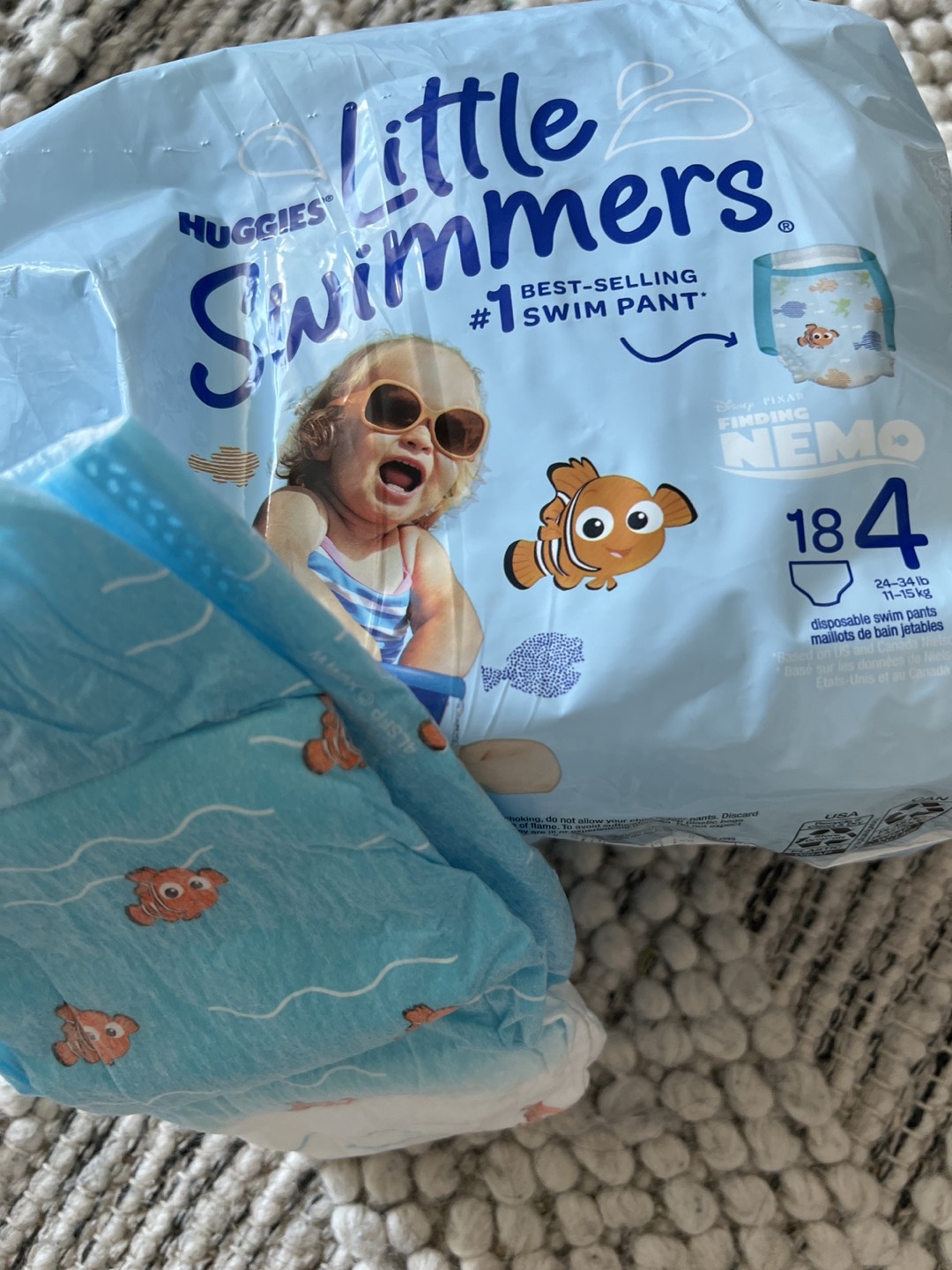 Free Huggies swim pants size 4