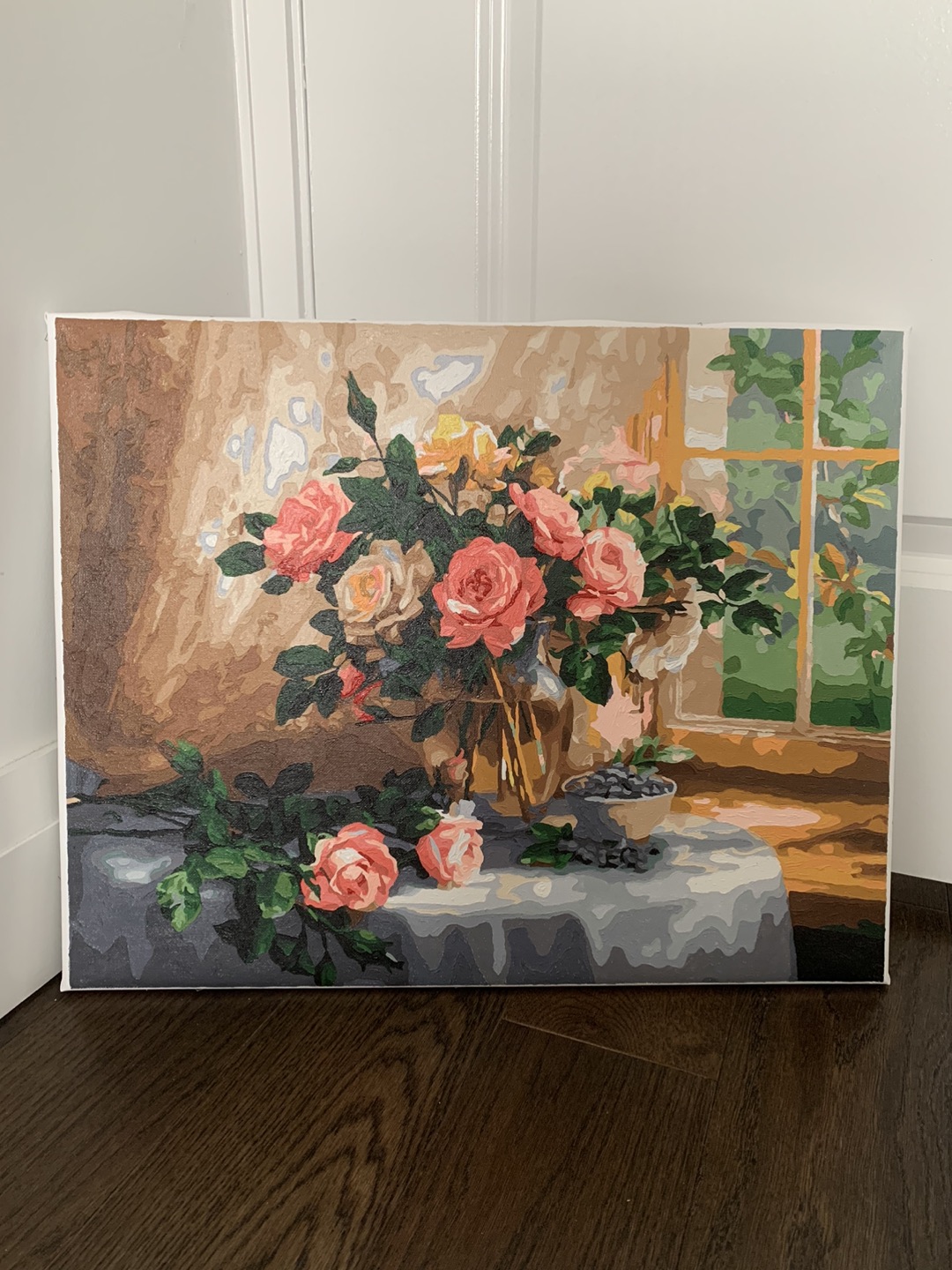 Oil paint-painting on canvas image indicator(2)