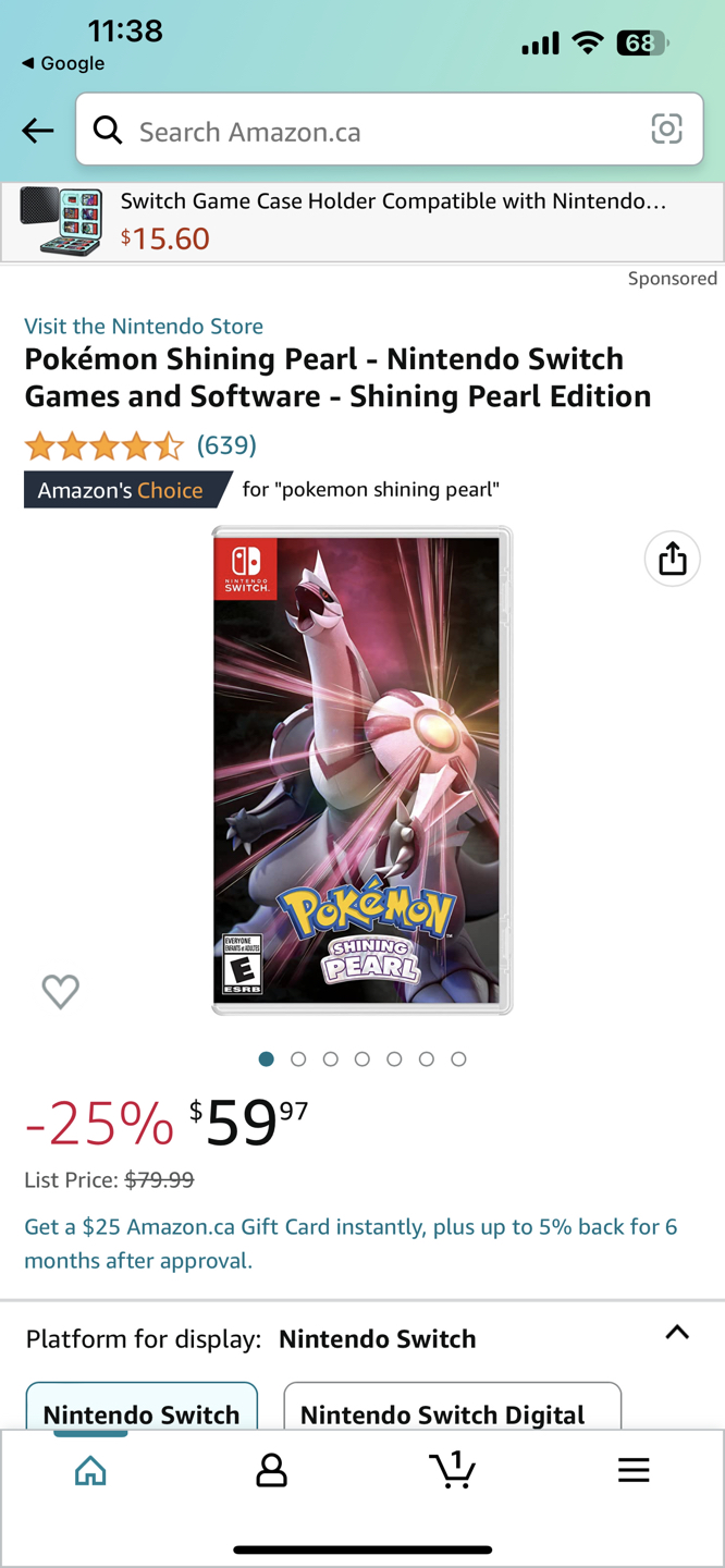 Pokemon Shining Pearl