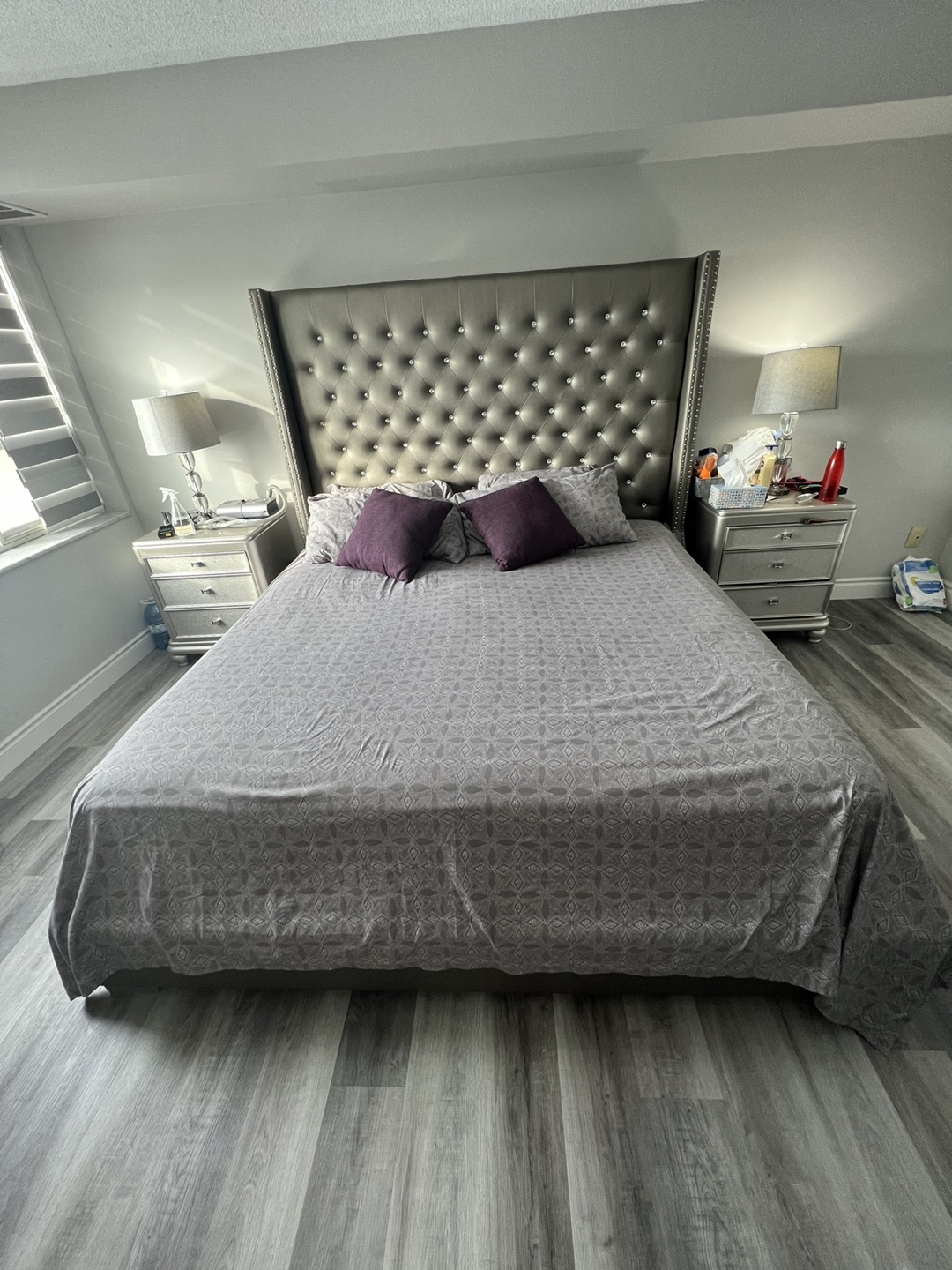 King side bed frame only - photo 2