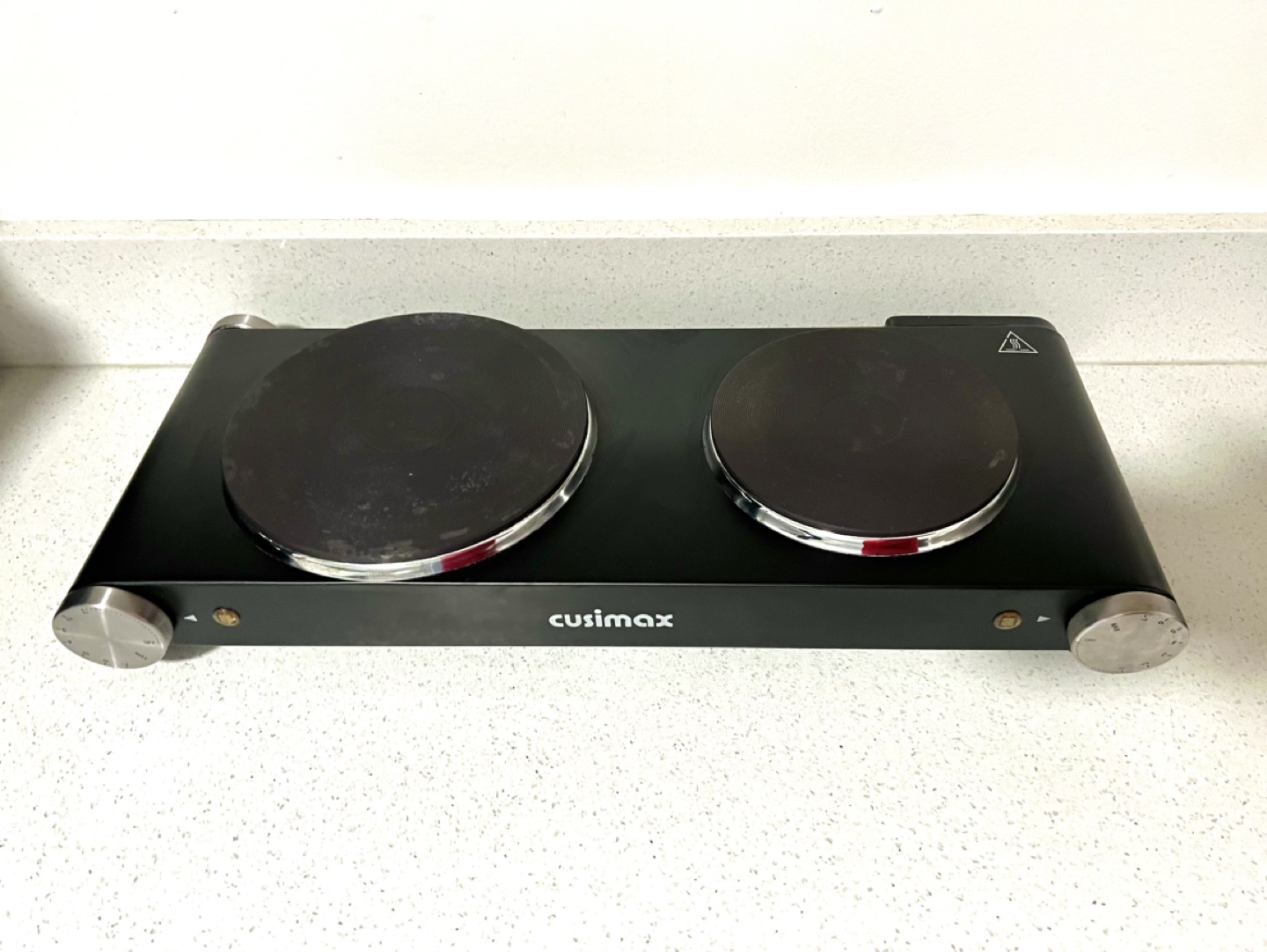 Cusimax 1800W Cast Iron Double Burner Cooktop Stovetop Cooker - photo 3
