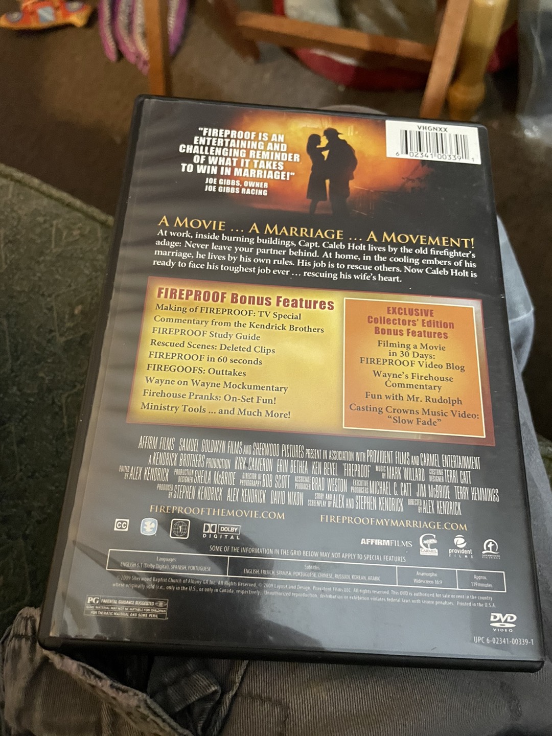 Fire Proof DVD - photo 2