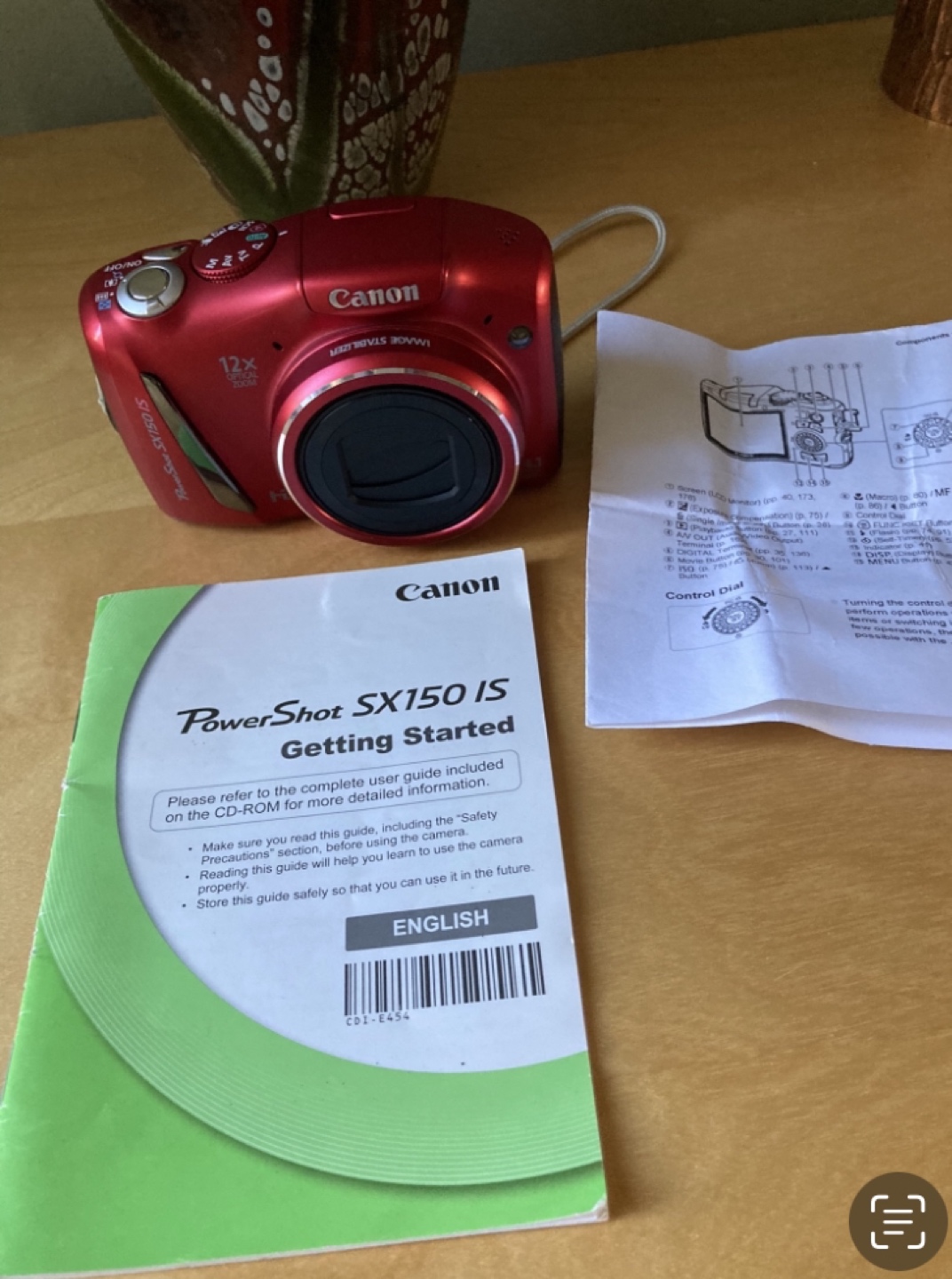 Canon power shot SX150IS camera thumbnail